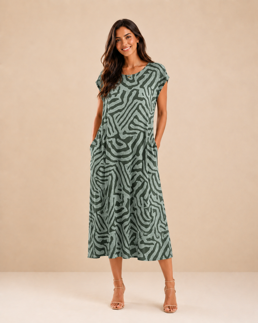 Vestido Marina Cuello Redondo