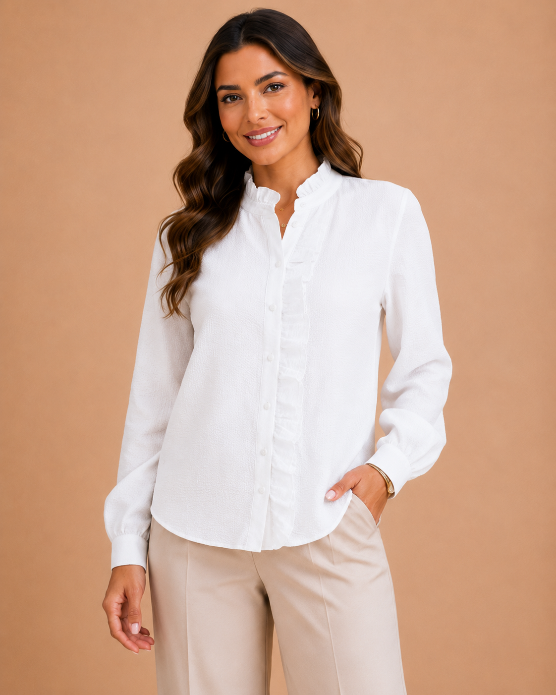 Blusa elegante de rayas