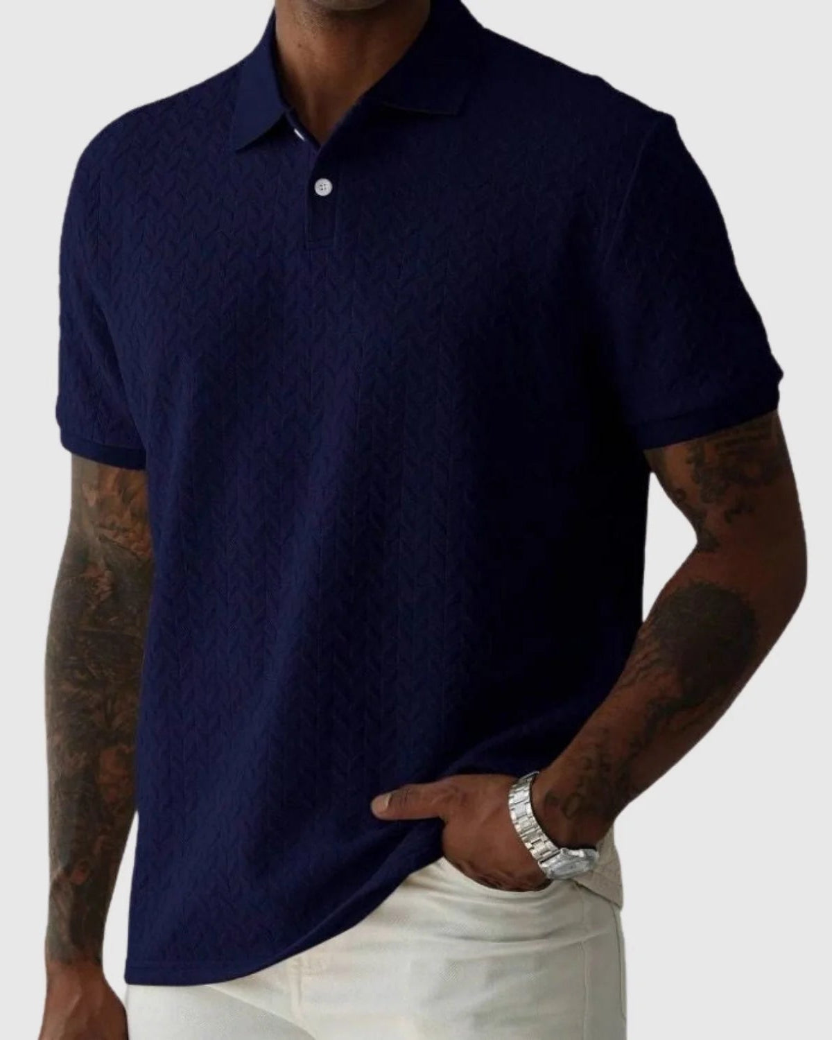 POLO ESTRUCTURADO ELEGANTE